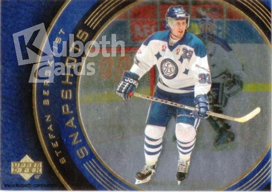 NHL 1999-00 Swedish Upper Deck Snapshots - No S8 - Stefan Bergkvist