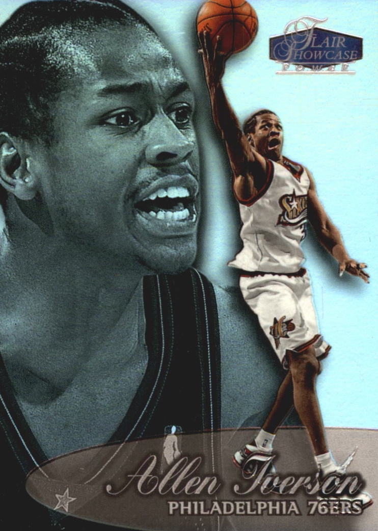 NBA 1998 / 99 Flair Showcase Row 3 - No 6 - Allen Iverson