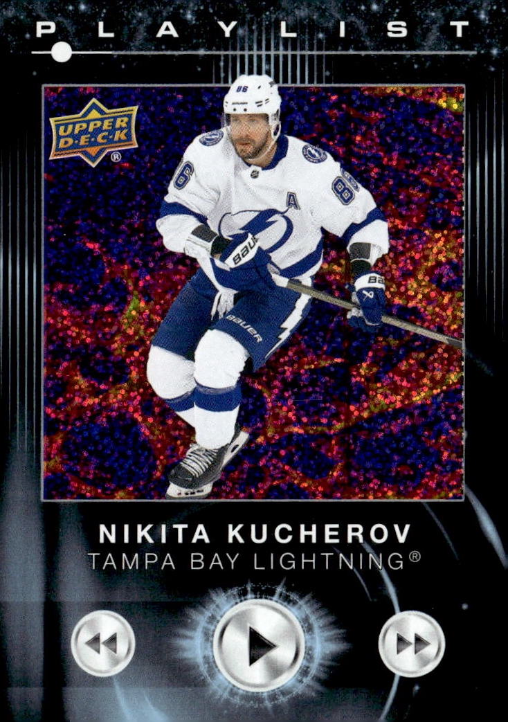 NHL 2024-25 Upper Deck Playlist Speckled Parallel - No PL-6 - Nikita Kucherov