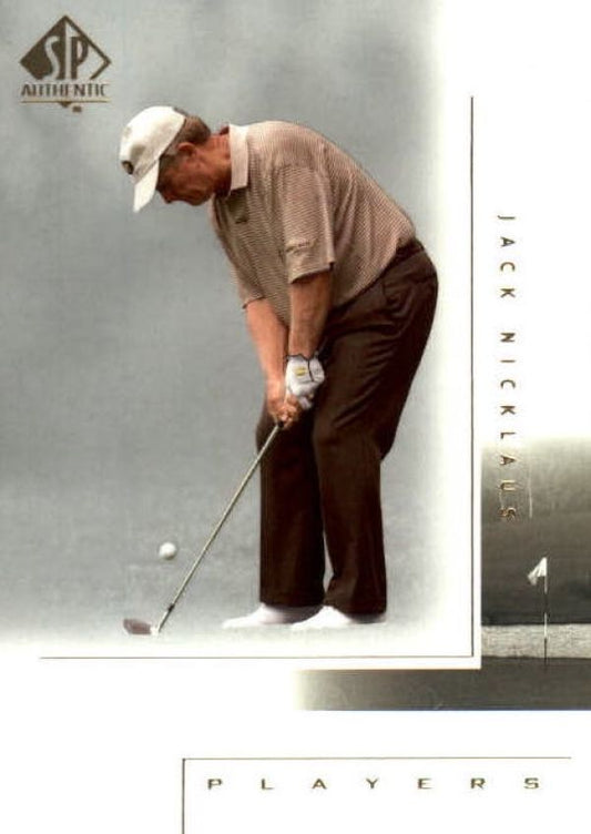 Golf 2001 SP Authentic - No 117 - Jack Nicklaus