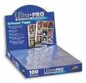 Sammelhülle - 9 Einsteckfächer - Ultra Pro Silver - 100 Hüllen