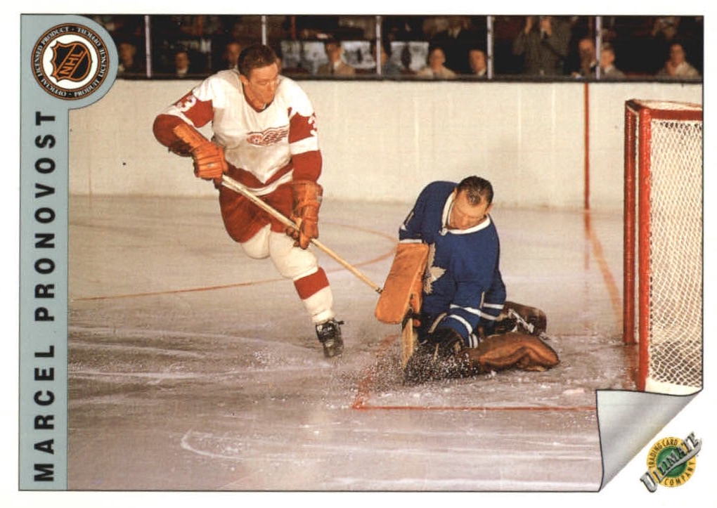 NHL 1991-92 Ultimate Original Six - No. 71 - Marcel Pronovost