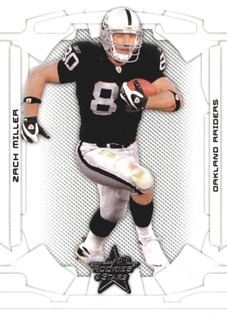 NFL 2008 Leaf Rookies and Stars - No. 71 - Zach Miller
