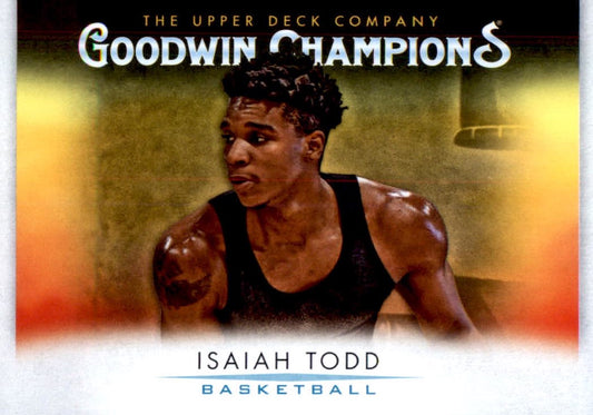 NBA 2021 Upper Deck Goodwin Champions - No 74 - Isaiah Todd