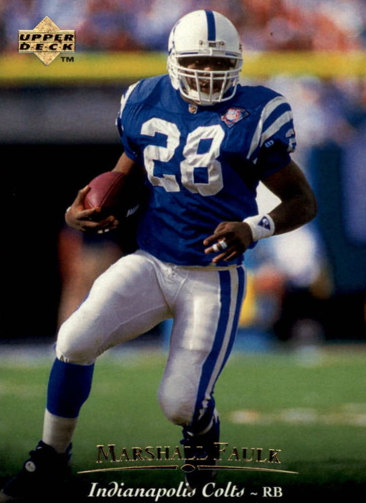 NFL 1995 Upper Deck - No 74 - Marshall Faulk