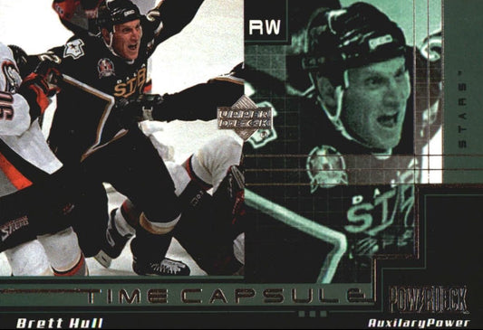 NHL 1999-00 Upper Deck PowerDeck Auxiliary Time Capsule - No AUX-TC7 - Brett Hull