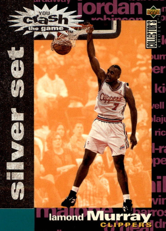 NBA 1995-96 Collector's Choice Crash the Game Scoring Silver Redemption - No C7 - Lamond Murray