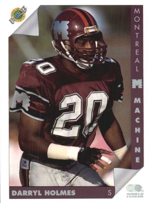 NFL 1992 Ultimate WLAF - No 80 - Darryl Holmes