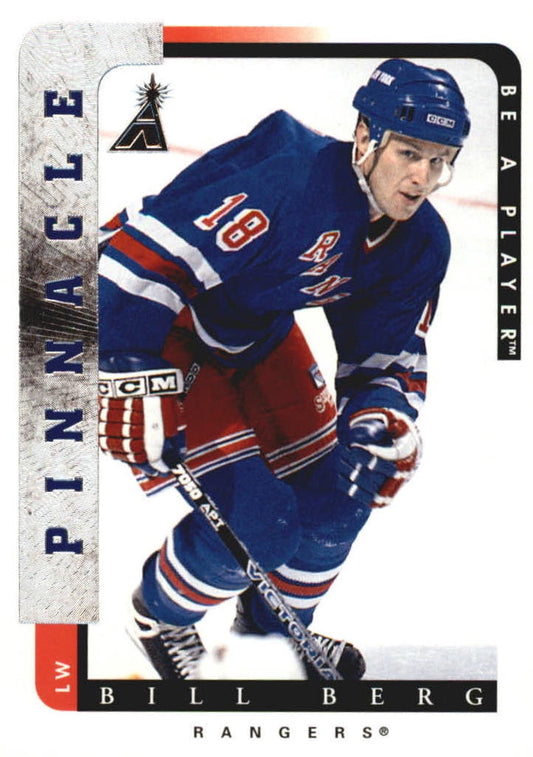 NHL 1996 / 97 Be A Player Autographs - No 84 - Bill Berg