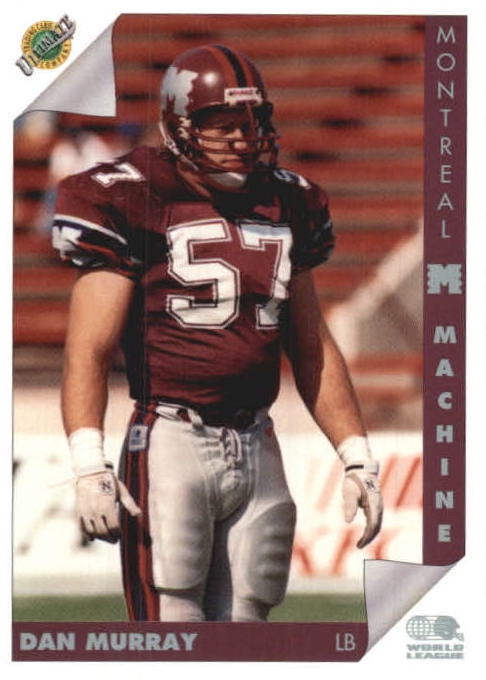 NFL 1992 Ultimate WLAF - No 84 - Dan Murray