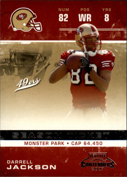NFL 2007 Playoff Contenders - No 84 - Darrell Jackson