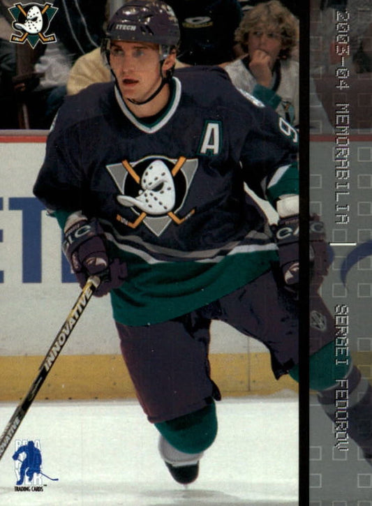 NHL 2003-04 BAP Memorabilia - No 85 - Sergei Fedorov