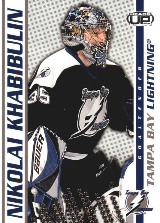 NHL 2003-04 Pacific Heads Up - No 86 - Nikolai Khabibulin