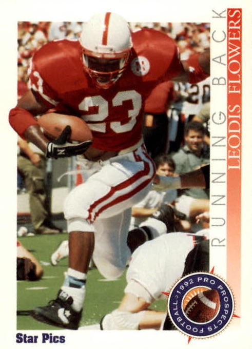 NFL 1992 Star Pics - No 87 - Leodis Flowers