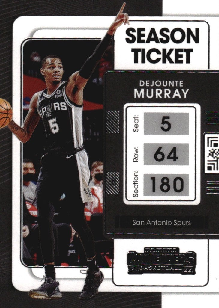 NBA 2021-22 Panini Contenders - No 89 - Dejounte Murray