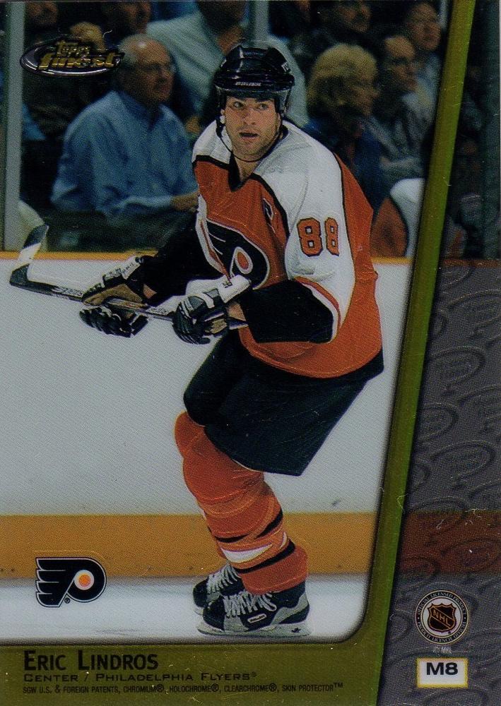 NHL 1998-99 Finest Double Sided Mystery Finest - No M8 - Wayne Gretzky / Eric Lindros