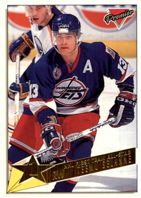NHL 1993-94 OPC Premier Gold - No 92 - Teemu Selanne