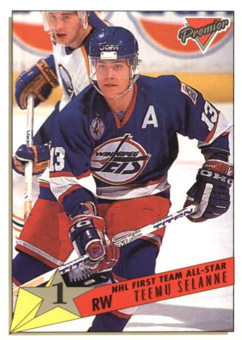 NHL 1993-94 OPC Premier - No 92 - Teemu Selanne