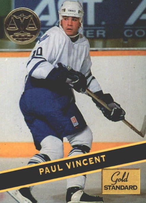 NHL 1994 Signature Rookies Gold Standard - No 96 - Paul Vincent