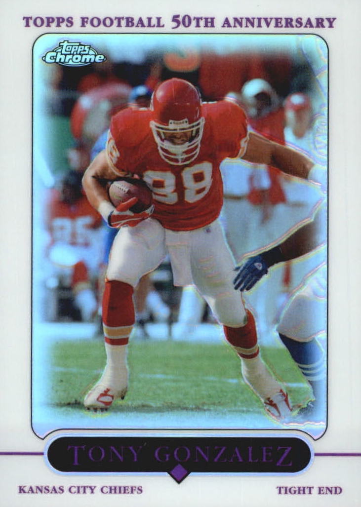 NFL 2005 Topps Chrome Refractors - No 96 - Tony Gonzalez