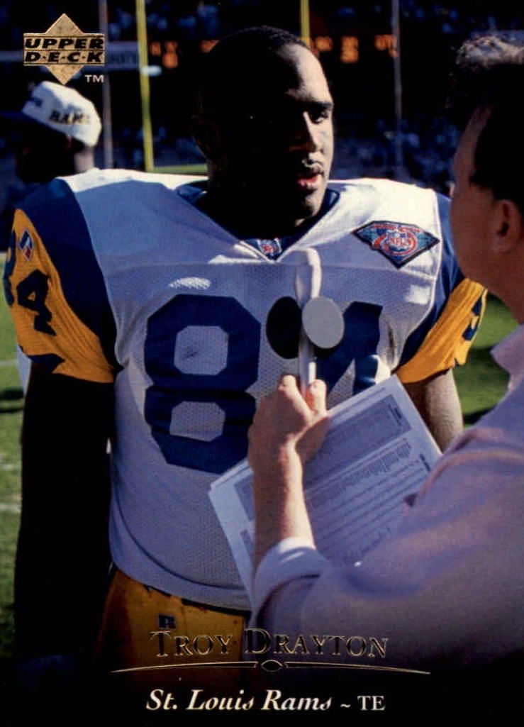 NFL 1995 Upper Deck - No 99 - Troy Drayton