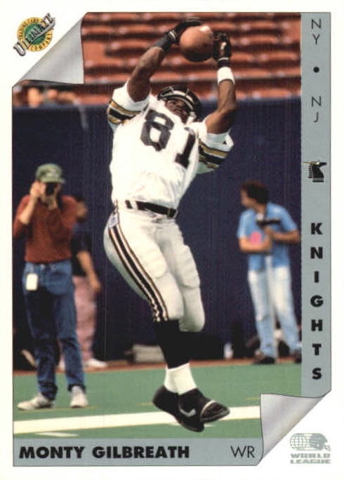 NFL 1992 Ultimate WLAF - No 99 - Monty Gilbreath