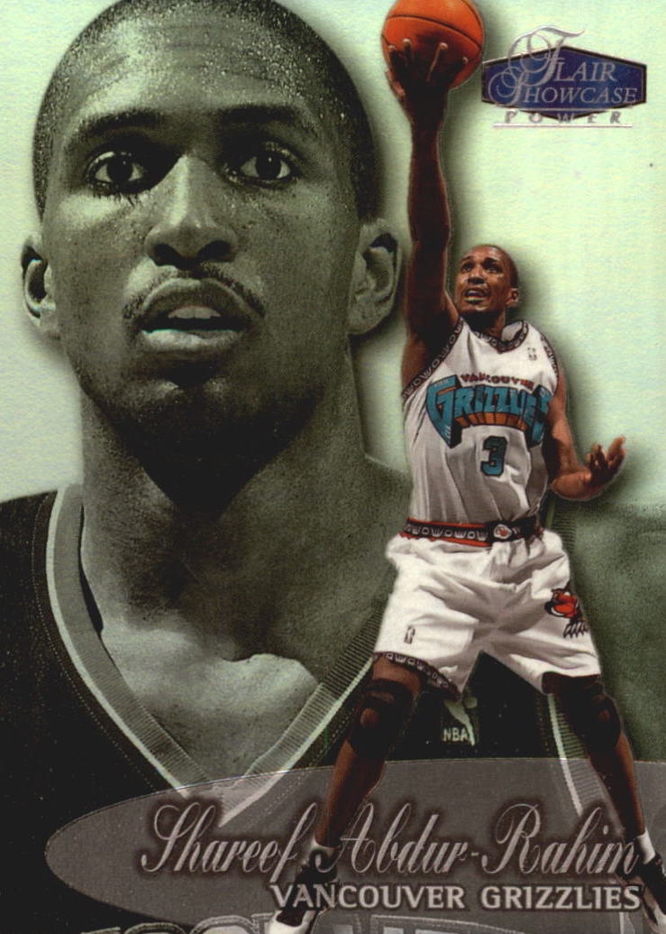 NBA 1998 / 99 Flair Showcase Row 3 - No 9 - Shareef Abdur-Rahim