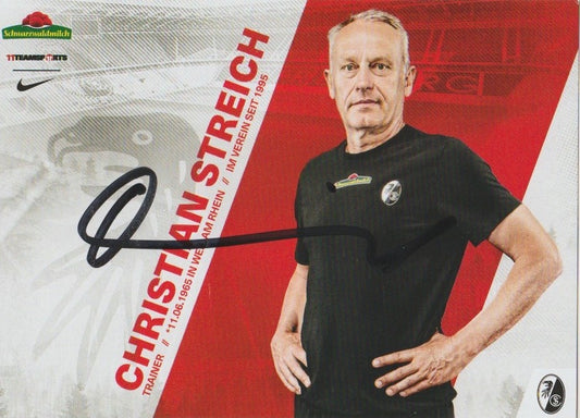 Fussball - Autogramm - Christian Streich