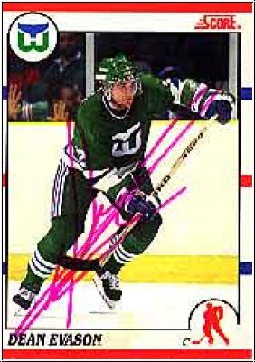 DEL 1990 Score - No 259 - Dean Evason