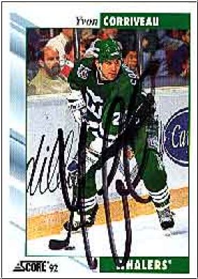 DEL 1992 Score - No 541 - Yvon Corriveau