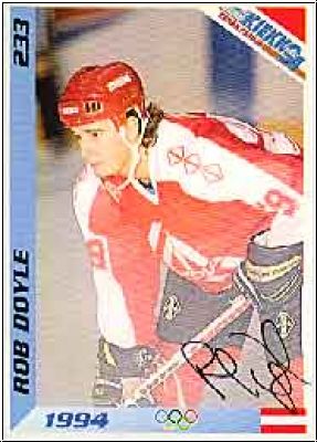 DEL 1994 Kiekko - No 233 - Rob Doyle
