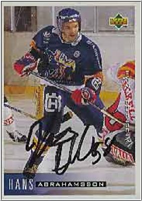 DEL 1995 Upper Deck SICO - No 78 - Hans Abrahamsson