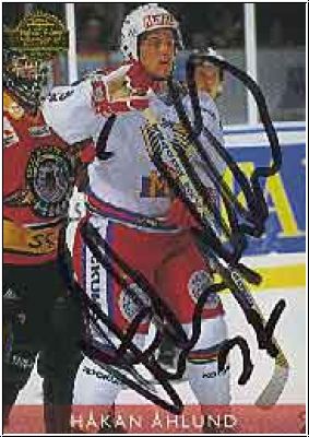 DEL 1995 Leaf Swedish Hockey League - No 91 - Hakan Ahlund
