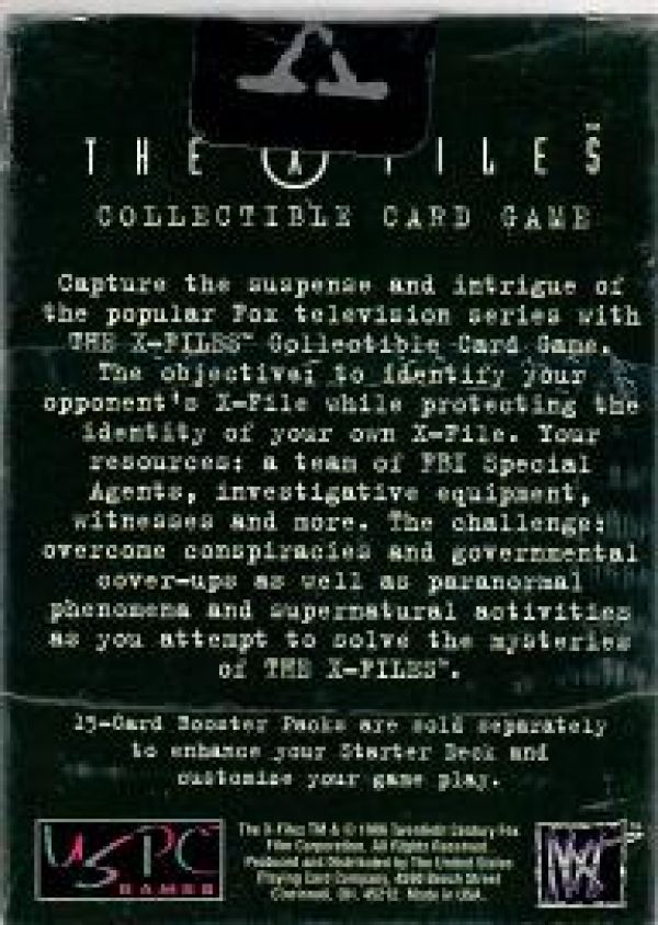X Files 1996 The X Files Starter Deck