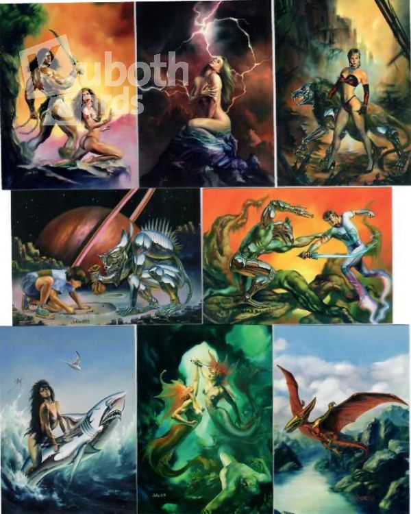 Julie Bell 1994 Cardz Fantasy Art Trading Card Collection Set No 1 - 45 plus Checklist