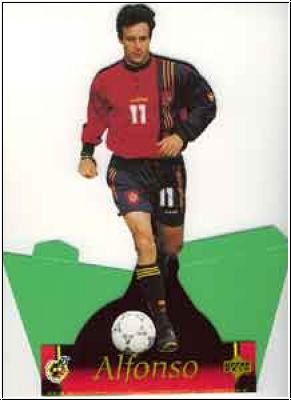 Fussball 1998 Upper Deck - Aufsteller Alfonso Pérez