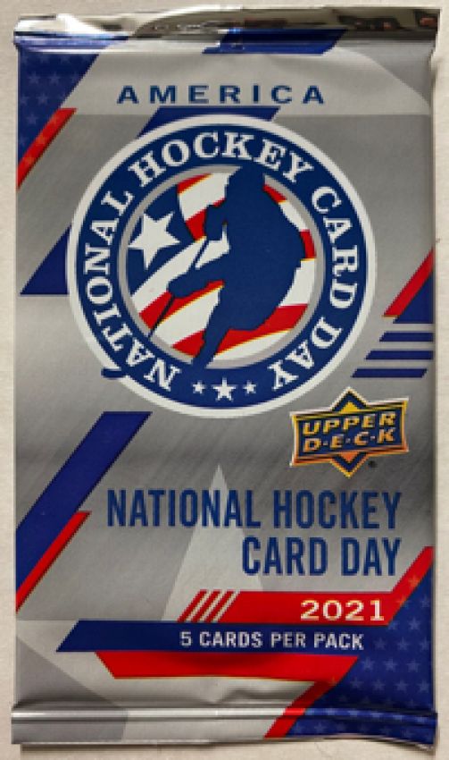 NHL 2021 Upper Deck NHL National Hockey Card Day Box America Hobby