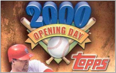 MLB 2000 Topps Opening Day - Päckchen