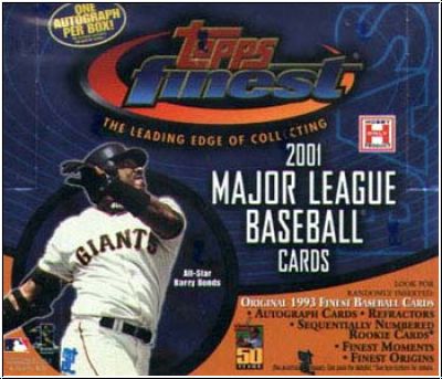 MLB 2001 Topps Finest Hobby - Box