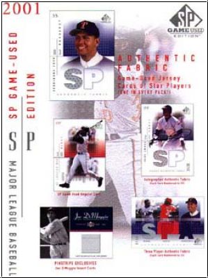 MLB 2001 SP Game Used - Päckchen