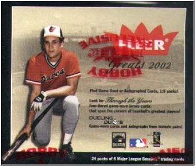 MLB 2002 Fleer Greats - Päckchen