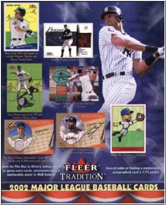 MLB 2002 Fleer Tradition - Päckchen