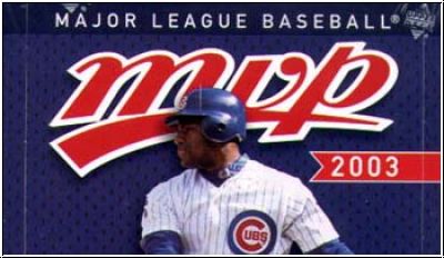 MLB 2003 Upper Deck MVP - Päckchen