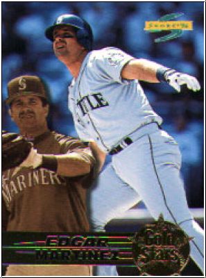 MLB 1996 Score Gold Stars - No 13 of 30 - Edgar Martinez