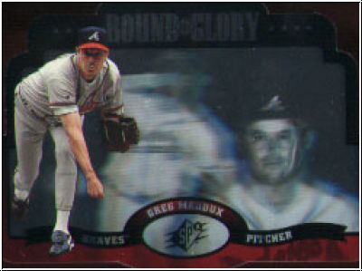 MLB 1996 SPx Bound for Glory - No 5 of 10 - Greg Maddux
