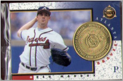 MLB 1998 Pinnacle Mint Sample - No 12 plus No 24 - Greg Maddux / Larry Walker