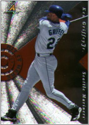 MLB 1998 Pinnacle Hit it Here - No 2 of 10 - Ken Griffey jr.