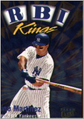 MLB 1999 Ultra RBI Kings - No 28 of 30 RK - Tino Martinez