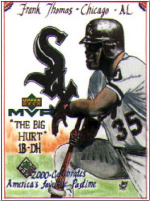 MLB 2000 Upper Deck MVP Draw Your Own Card - No DT 1 - Frank Thomas