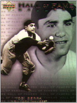 MLB 2001 Upper Deck Hall of Famers Gallery - No G 12 - Yogi Berra